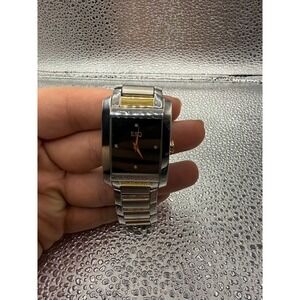 ESQ Venture Diamond Men's Black Dial Two-Tone‎ Quartz Watch
